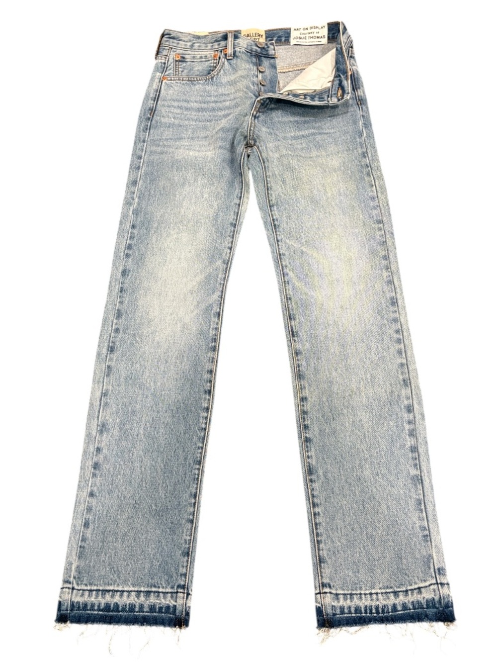 Gallery Dept 5001 Levi’s 501 Jeans Size 28 NWT Light Wash Raw Hem